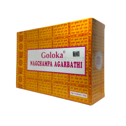 Coffret Goloka Nag Champa - 12 boîtes de 15gr. - Encens Masala