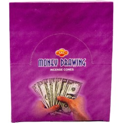 SAC Cone Box Attracts Money Patchouli och Mandarin - 12 askar med 10 strutar 120 strutar