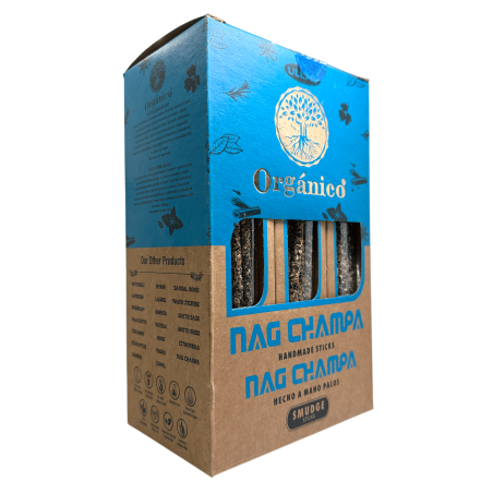 Caixa de Incenso Orgânico Nag Champa ULLAS - 12 caixas de 25gr.