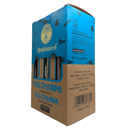 Caixa Encens Orgànic Nag Xampa ULLAS - 12 capsetes de 25gr.