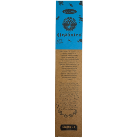 Nag Champa お香 - 手作り - 25g - インド製 - 100% 天然 - ULLASオーガニックお香