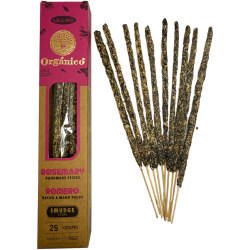 Ullas Rosmarin-Räucherstäbchen – handgefertigt – 25 g – hergestellt in Indien – 100 % natürlich – ULLAS Bio-Räucherstäbchen