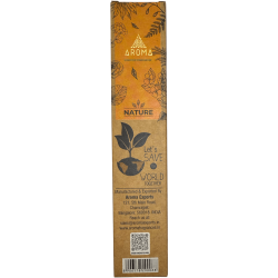 Incenso Orgânico Louro Palo Santo AROMA Nature - 8 varetas 1h de duração