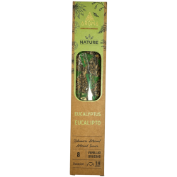 Bio-Räucherstäbchen Eukalyptus AROMA Nature - 8 Stäbchen 1h Dauer