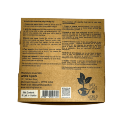 أكواب راتنج برتقالية، أواني أعشاب آذريون، عطور AROMA حيوية - 4 أكواب وحامل موقد - جوي آند هارموني