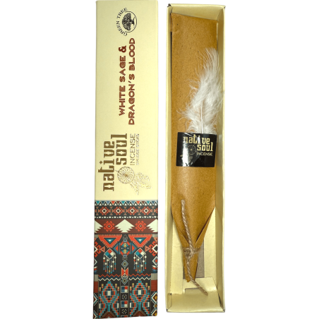Encens Native Soul Salvia Blanca i Sang de Drac Green Tree - 15gr d'encens massala