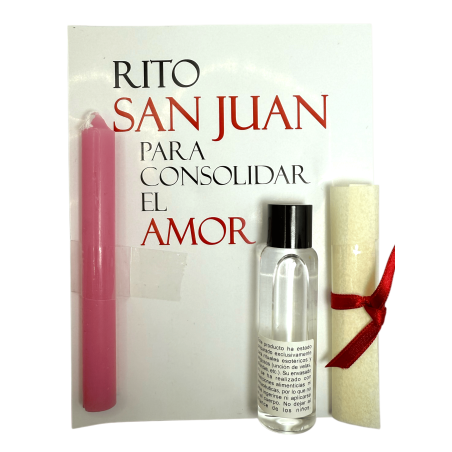 Saint John Rite to Consolidate Love - Includes Candle, Sea Water, and Parchment
