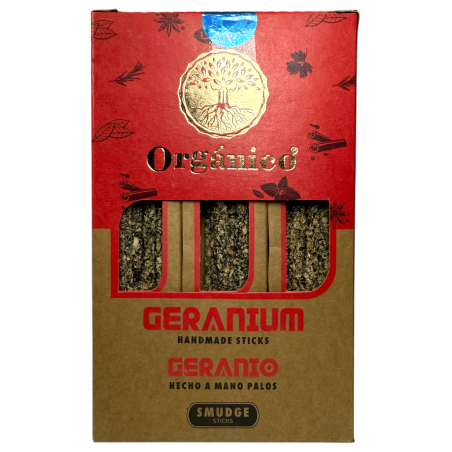 Caixa Encens Orgànic Gerani ULLAS - 12 caixetes de 25gr.