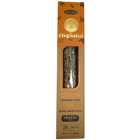 Ullas Oudh Wierook - Handgemaakt - 25g - Gemaakt in India - 100% Natuurlijk - ULLAS Biologische Wierook