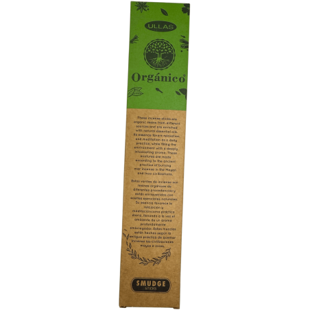 Encens Ulles d'Aloe Vera - Fet a mà - 25gr - Fet a Índia - 100% Natural - ULLAS Encens Orgànic