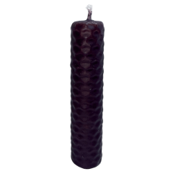 شمعة عسل شمع العسل الأرجوانية - 10×2.5 سم - التحول والحكمة والحدس وشاكرا التاج