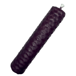 Vela de Mel de Cera de Abelha Roxa - 10x2,5cm - Transmutação, Sabedoria, Intuição e Chakra Coronário