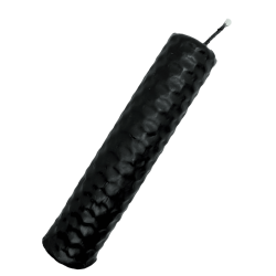 Candela al miele e cera d'api nera - 10x2,5 cm - Protezione, contro l'invidia, contro il malocchio, contro gli incantesimi