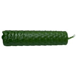 Groene bijenwas honingkaars - 10x2,5cm - Genezing, vruchtbaarheid, balans, overvloed, hartchakra