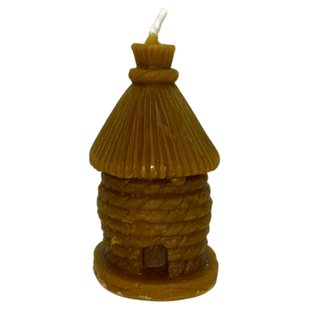Candela al miele a forma di capanna 8,5x4,5 cm - Candela a forma di casa