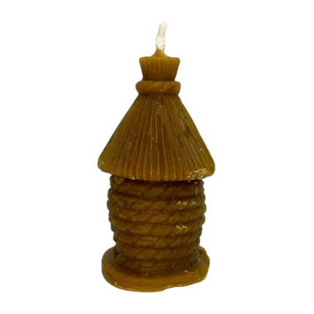 小屋型ハニーキャンドル 8.5x4.5cm - 家型キャンドル