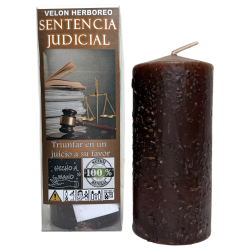 Bougie aux herbes Sentence judiciaire - Bougie...