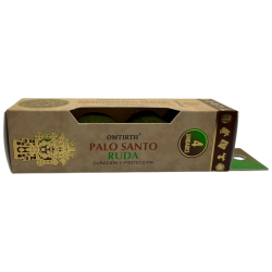 Mayan Incense Magic Spheres Palo Santo and Rue OMTIRTH - 4 Activated Smudging Bombs