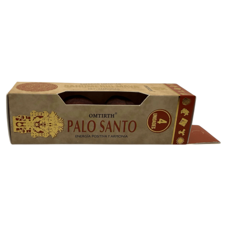 Maya Sahumerio magische sferen Palo Santo OMTIRTH - 4 geactiveerde ontsmettingsbommen