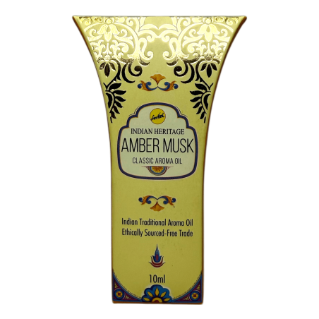 Aceite de Fragancia Ámbar Almizcle SREE VANI10 ml.