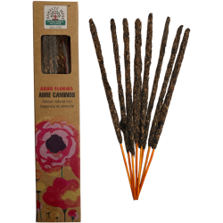 Incienso natural Agua Florida Abre Caminos Namaste India - 1 cajetilla de incienso orgánico 25gr. - Ámbar Natural con Almizcle