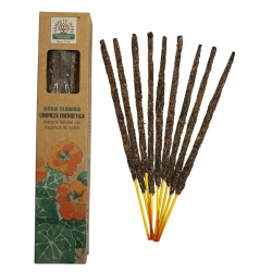 Incenso Natural Água da Flórida Limpeza Energética Namaste Índia Natural Masala - 1 pacote de 25g - Almíscar com Melão