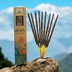 Incienso natural Agua Florida Limpieza Energética Namaste India Natural Masala - 1 cajetilla de 25gr. - Almizcle con Melón