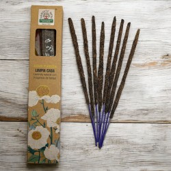 Incenso Natural Florida Water Cleans Houses Namaste India Natural Masala - 1 caixa de incenso 30g - Lavanda com Benjoim