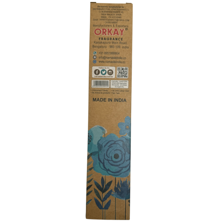Encens Naturel Eau de Floride Attire l'Argent Namaste Inde Masala Naturel - 1 boîte d'encens 25gr. - Patchouli à la Vanille