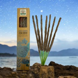 Incenso Naturale Florida Water Attrae Denaro Namaste India Natural Masala - 1 scatola di incenso 25gr. - Patchouli con Vaniglia