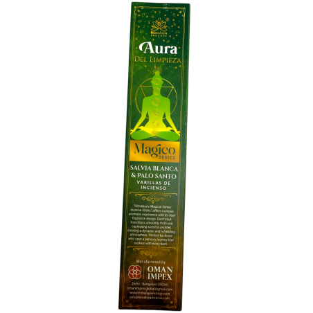 Incienso Limpieza Aurica Magical Series Himalaya Incense - Cajita de 25gr. incienso masala Salvia Blanca y Palo Santo