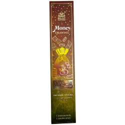 Himalaya Incense Magical Series Kadzidełka Money - 25g Pudełko na kadzidełka Masala o zapachu cynamonu i trawy cytrynowej