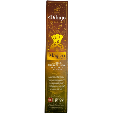 Encens Himalaya Magical Series Money - Coffret d'encens Masala à la cannelle et à la citronnelle 25 g
