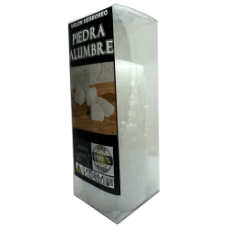 Alum Stone Herbal Candle - Esoteric Candle 14x6cm - Purifier, Protector, Against Envy and Negative Energies