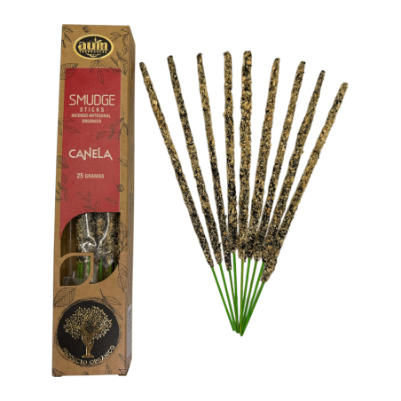 Encens Bio Cannelle AUM Fragrances Bâtonnets Smudge - 25gr.