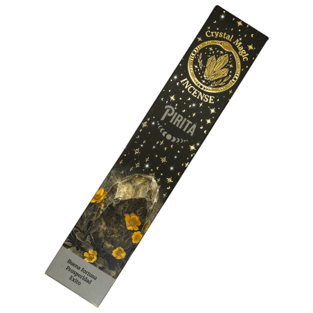 Pyrit Hari Darshan Rökelse Tribal Soul Crystal Magic - 1 förpackning med 15gr ekologisk rökelse med mineraler