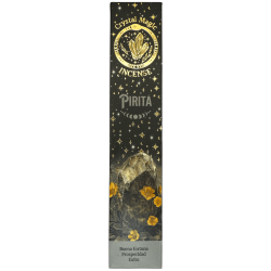 Pyrite Hari Darshan Incense Tribal Soul Crystal Magic - 1 confezione da 15gr di incenso biologico con minerali