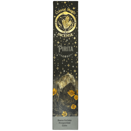 Encens Pirita Hari Darshan Tribal Soul Crystal Magic - 1 paquet de 15gr Encens Orgànic amb Minerals