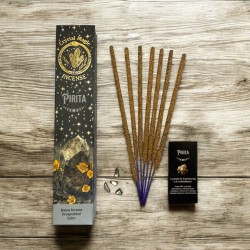 Encens Pyrite Hari Darshan Tribal Soul Crystal Magic - 1 paquet de 15 g d'encens biologique aux minéraux