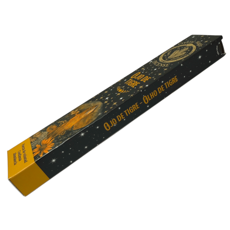 Encens Ull de Tigre Hari Darshan Tribal Soul Crystal Magic - 1 paquet de 15gr Encens Orgànic amb Minerals