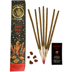 Hari Darshan Tribal Soul Crystal Magic Red Jasper Wierook - 1 pakje van 15 g biologische wierook met mineralen