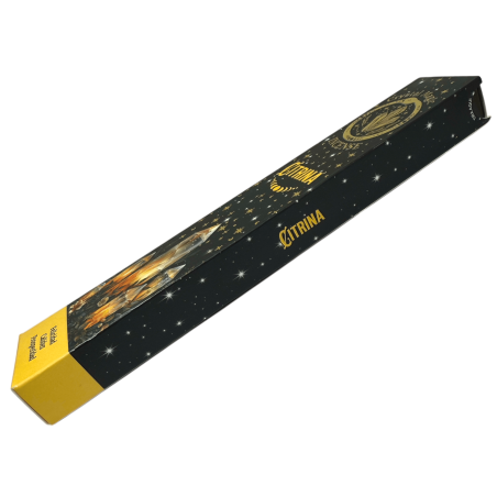 بخور هاري دارشان ترايبال سول كريستال ماجيك سيترين - عبوة واحدة من البخور العضوي 15 جرامًا مع المعادن