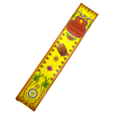 SREE VANI Golden India Palo Santo Räucherstäbchen – 1 Packung mit 15 g.