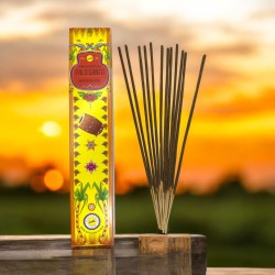 SREE VANI Golden India Palo Santo Räucherstäbchen – 1 Packung mit 15 g.