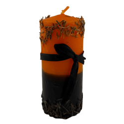 Candela speciale di Halloween HOSTENATURA - Elimina le energie negative, l'abbondanza, nuovi percorsi... Include rituale complet