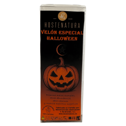 HOSTENATURAスペシャルハロウィンキャンドル - 悪いエネルギーを取り除き、豊かさと新しい道をもたらします。完全な儀式とお守りが含まれています。