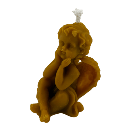 Natürliche Honigengelkerze - 10x5,5cm