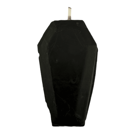 Vela Caixão Preta - 12x6,4cm - Remove, Suprime, Enterra ou Acaba com Situações