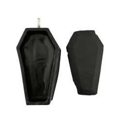 Vela Ataúd Negro - 12x6,4cm - Alejar, Suprimir, Enterrar o Acabar situaciones