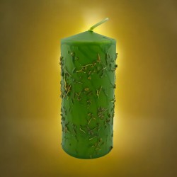 Velón Herboreo Ruda - Velón Esotérico 14x6cm - Eliminar negatividades, malos ambientes, limpieza y corta magias